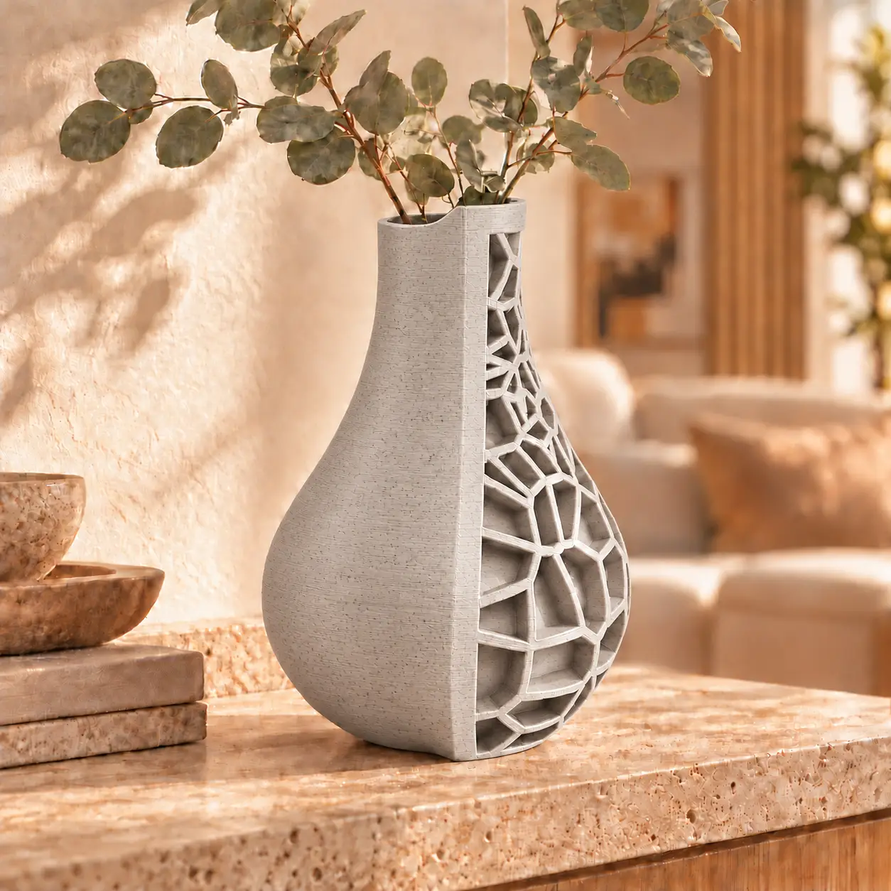 Vase Sculpta Duo Pierre - THF